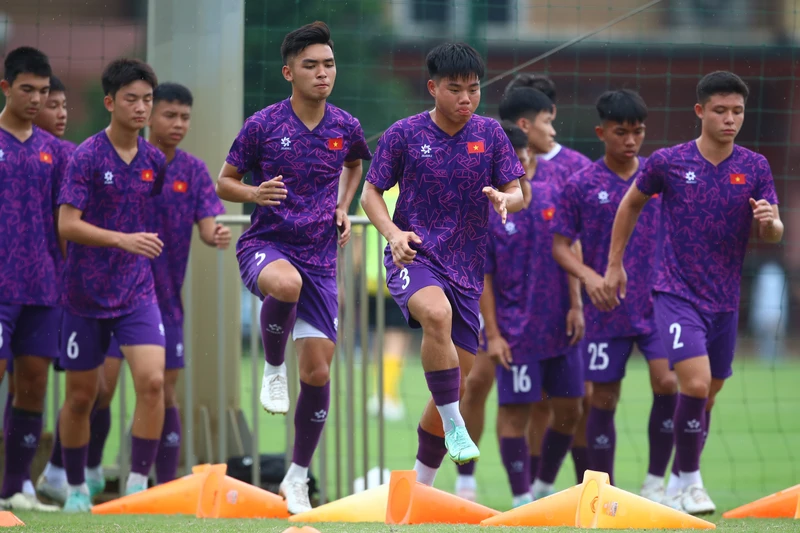 Đội tuyển U17 Việt Nam sẽ có 3 trận giao hữu cọ xát trong đợt tập huấn tại Nhật Bản. (Ảnh: VFF)